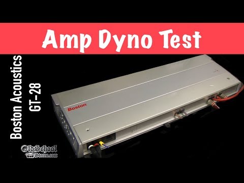 Italian Power? 2004 Boston Acoustics GT-28 Amp Dyno Test