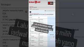 Cara Mudah Ubah Jadwal Tiket Pesawat Lion Grup #liongrup #lion #batikair #superairjet #wingsair