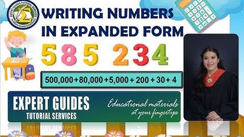 WRITING NUMBERS IN EXPANDED FORM | GRADE 3