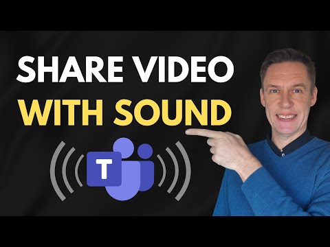 How to include sound from a video in a Microsoft Teams Meeting