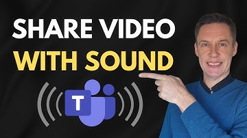 How to include sound from a video in a Microsoft Teams Meeting