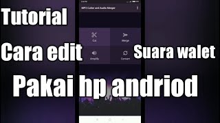 Cara edit suara walet dengan hp android screenshot 1