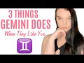 3 Things GEMINI Does When They Like You♊️