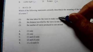 Physics 2000 HKCEE MC 24 B