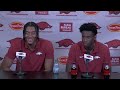 Arkansas Football: QB's Taylen Green & KJ Jackson Give Practice Update