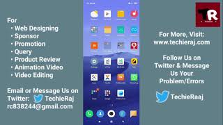 Redmi 9T Incoming Call Problem Solved
