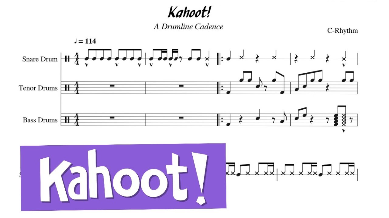 Kahoot For Drumline Youtube