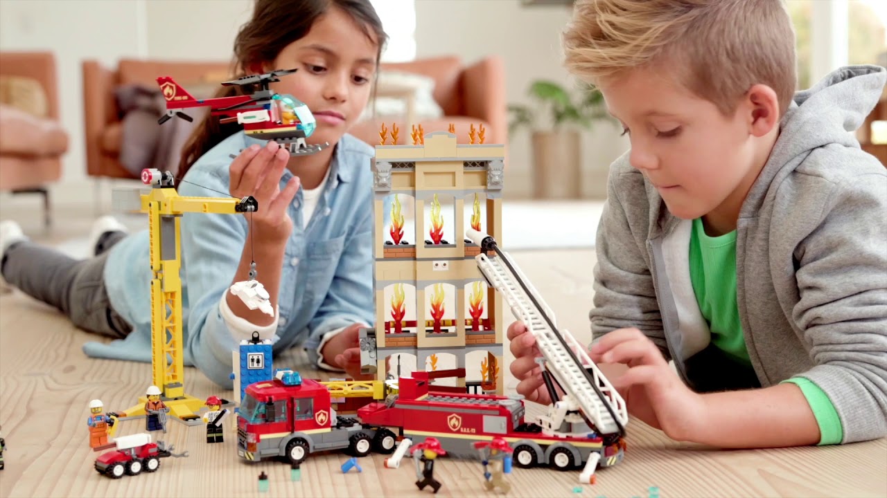 LEGO 60216 City Downtown Fire Brigade - YouTube