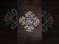 #attractive sikku kolam #7*1 dots #indian art #freehand rangoli #melikala muggulu #daily muggulu