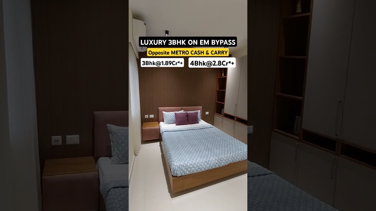 Luxury Property In Kolkata | 3Bhk Flats In Kolkata on Em Bypass nr Ruby 📞8100293325 