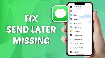 How to FIX Send Later Not Showing in Messages on iPhone