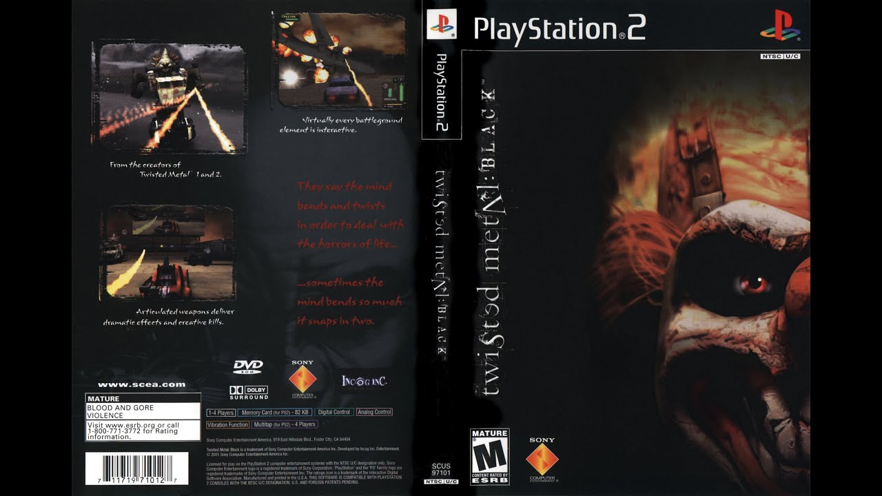 Twisted Metal Black Online – PS2, PAL-EURO, Neuf Sous Blister