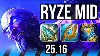RYZE vs ZED (MID) | 7/2/10 | KR Master | 25.16