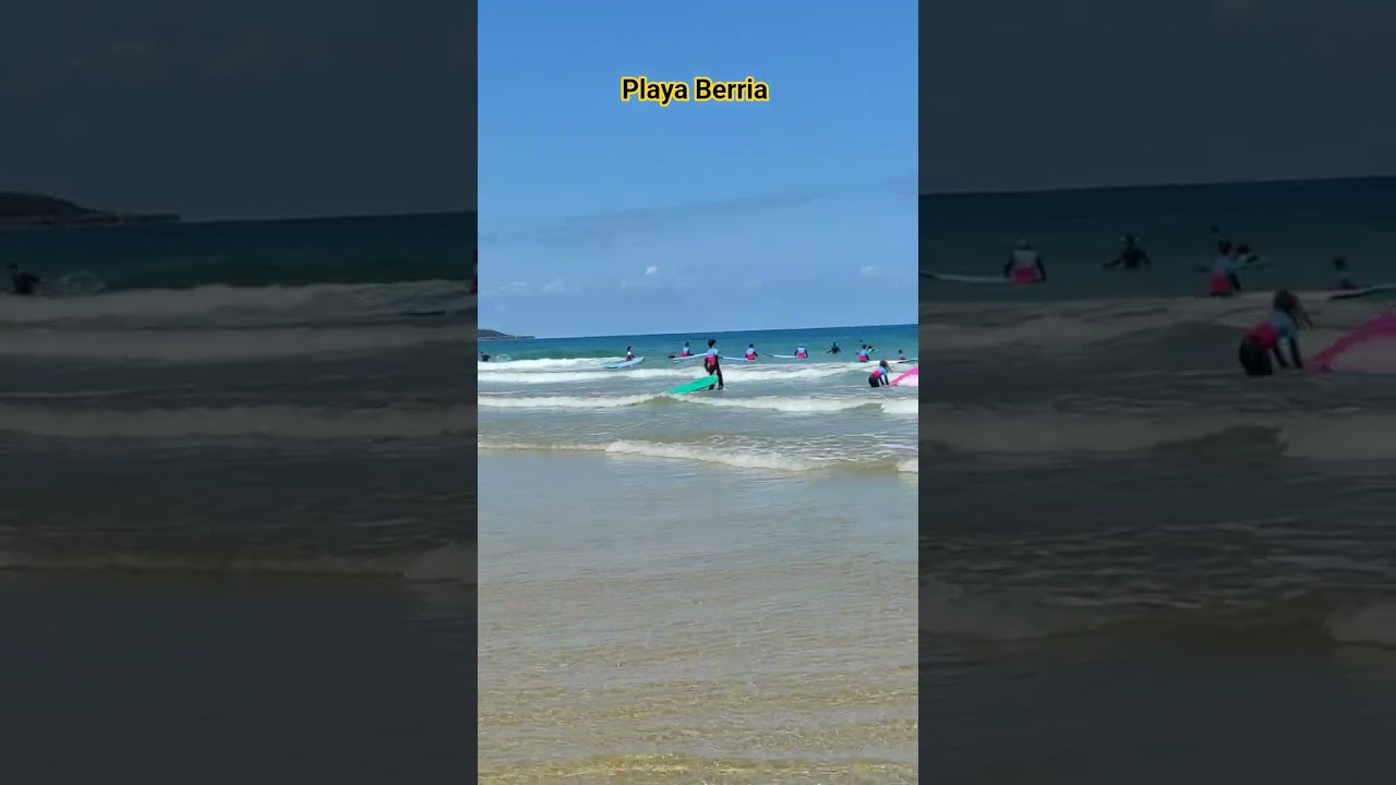 playa perfecta para aprender surfing en Cantabria 🇪🇦 #playa #surfing #españa