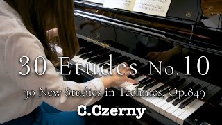 Czerny op.849, No.10, from 30 New Studies in Technics