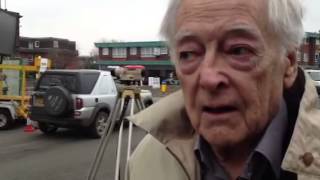 Greenpeace fracking protest - interview with local resident and supporter of fracking John Harrison
