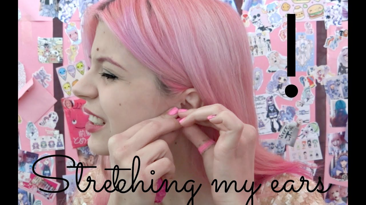 Stretching My Ears 1.6mm (First Time) YouTube