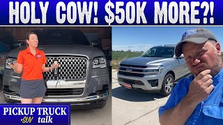 Shocking Price Difference! 2022 Lincoln Navigator Black Label vs 2022 Ford Expedition XLT