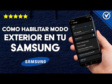 ¿Cómo habilitar ‘modo exterior’ en tu SAMSUNG para ver mejor tu pantalla?