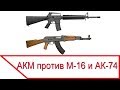 Вооружение солдата - АКМ против М-16 и АК-74