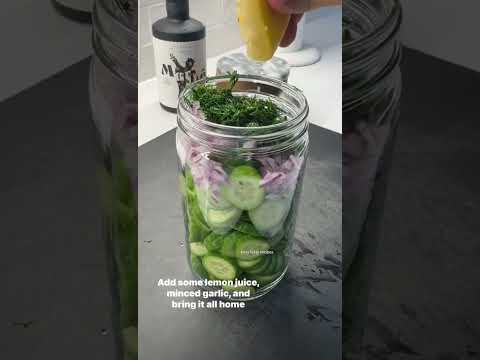 Tzatsiki Inspired Salad Jar 