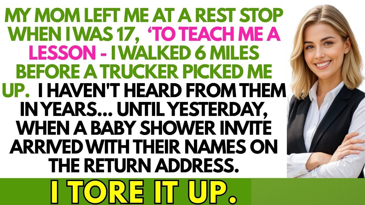 Моя мама оставила меня на придорожной стоянке, когда мне было 17 лет, «чтобы преподать мне урок» ...
