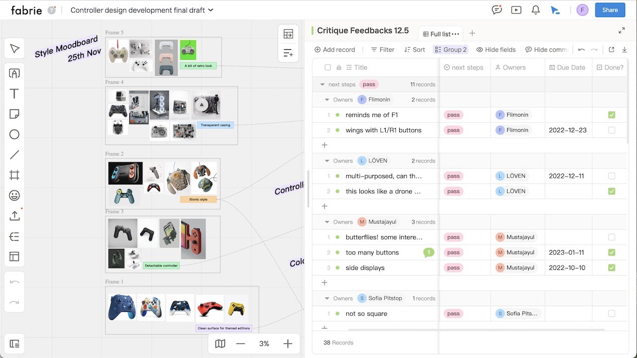 Sync Design Sync design critiques in database onto the canvas - YouTube