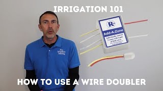 How To Use an Irrigation Wire Doubler (sprinkler training)