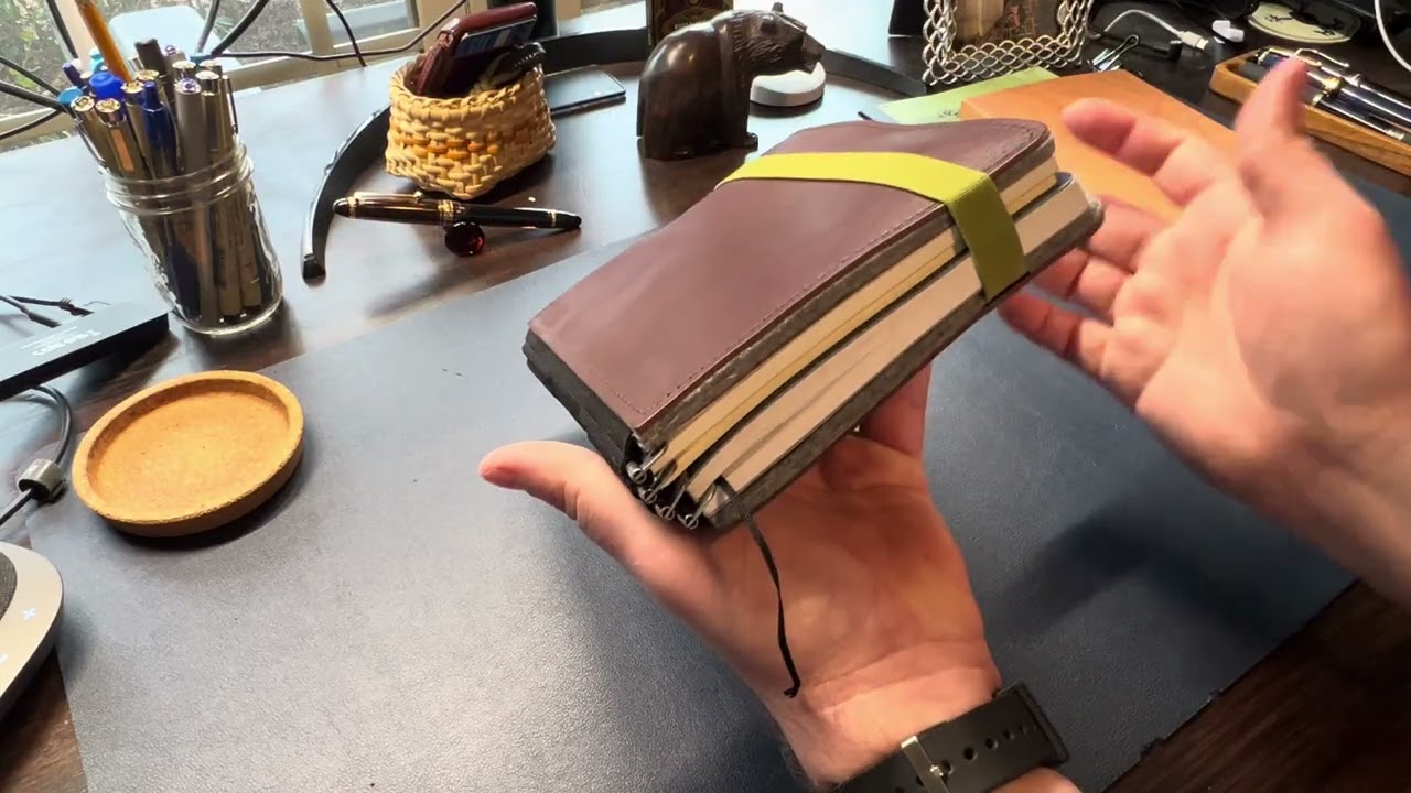 Pen Chat #7: Pen Adjacent! Roterfaden Taschenbegleiter notebook system. 