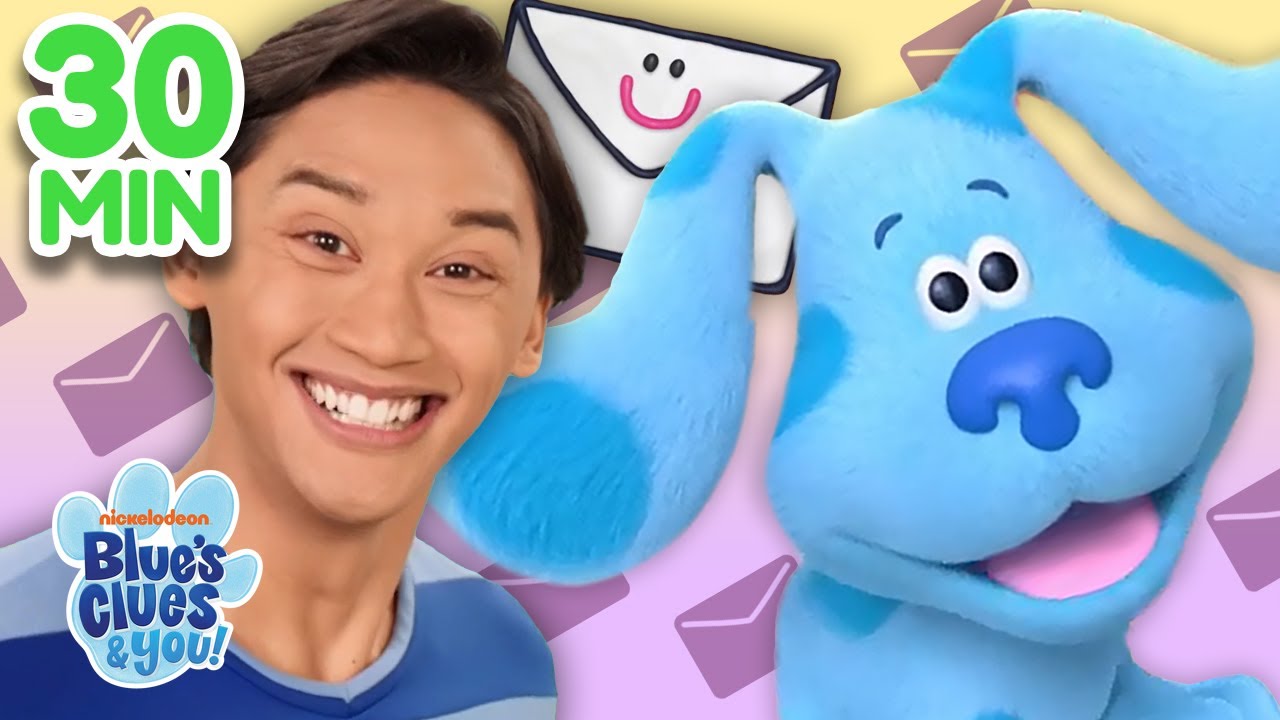 ⁣Blue's Clue's Mail Time Compilation! 30 Minutes | Blue's Clues & You!