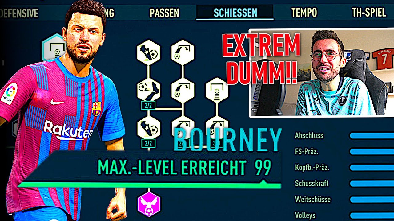 Fifa 22 Spielerkarriere Max Level Stürmer FIFA 22 : MAX LEVEL IN DER SPIELER KARRIERE UND WARUM ES EXTREM DUMM