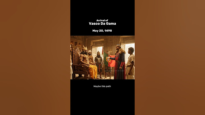 🌊 Vasco da Gama arrives in Kozhikode. #aivideo #aiart #india #history #educational