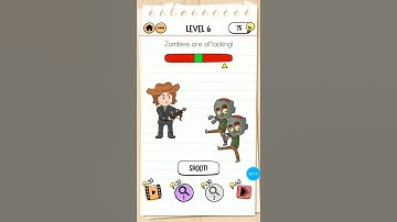 Braintest 2 level 6 | zombies are attacking