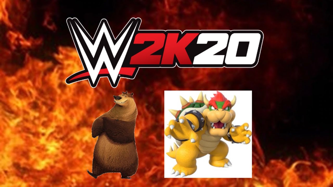 WWE 2K20 Boog VS Bowser