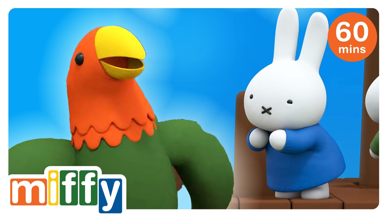 It's a Talking Parrot! | Miffy | Cartoons for kids