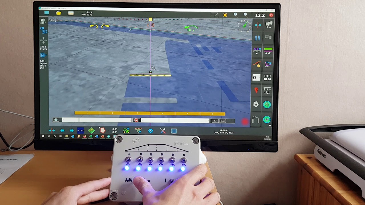 Coupure tronçon Ag Open GPS - #2 Test du boitier