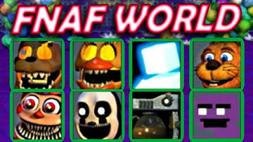 How To Unlock All New Characters! | FNaF World Update 2