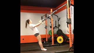 False Grip Ring Row High to Walk In/Out