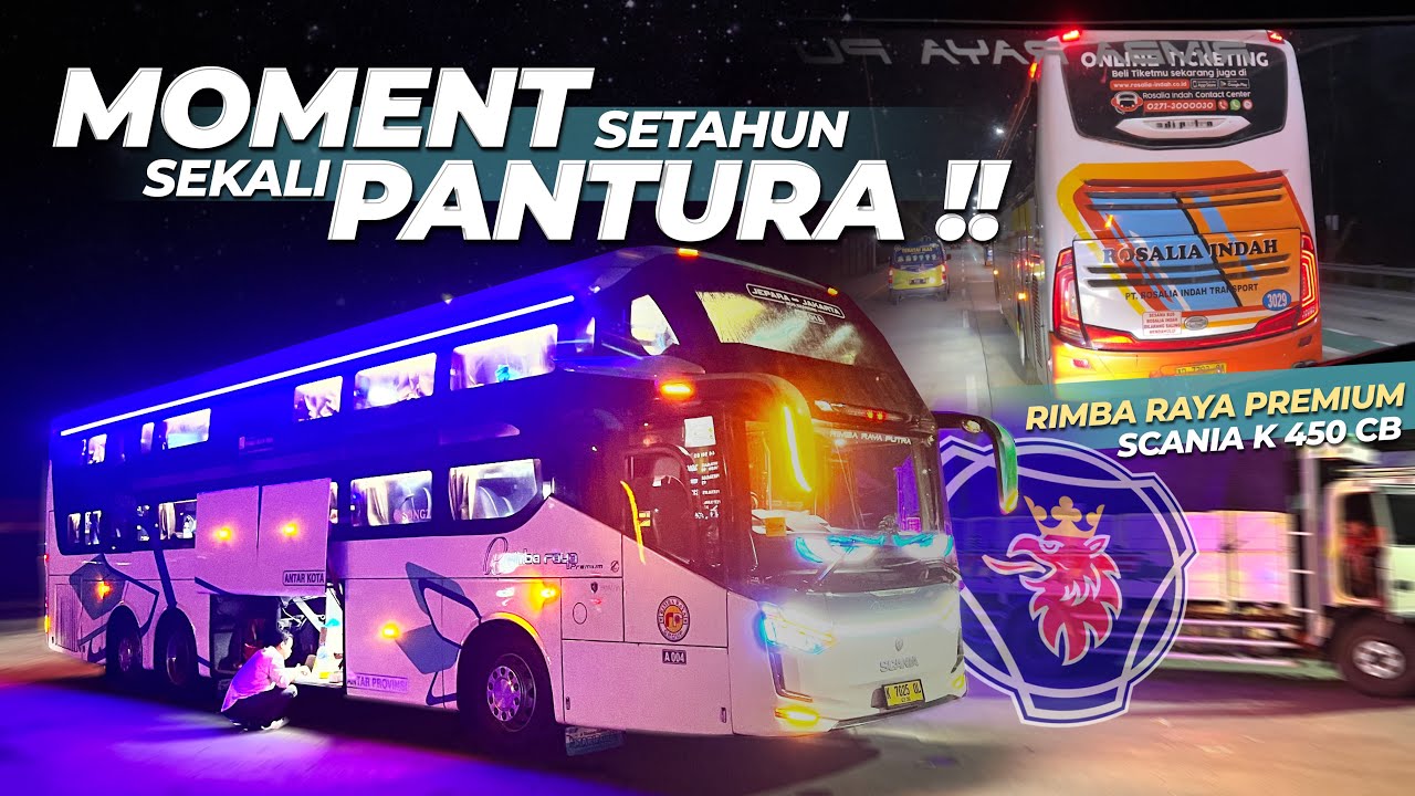 Moment Setahun Sekali Panturace🔥| Trip Rimba Raya Premium Sleeper “ Kudus - Jakarta “ 