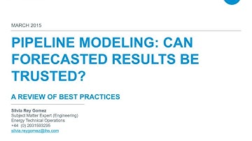 Pipeline Modeling: Can Forecasted Results Be Trusted