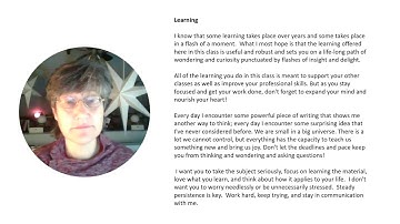 ENGLISH 101 WINT 23 Introduction