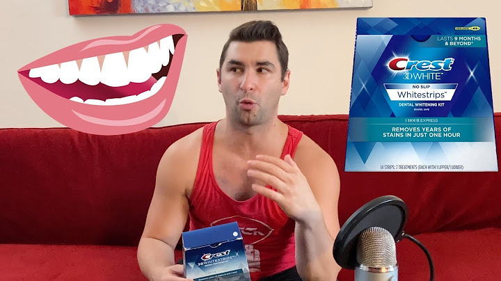 Crest 3d whitestrips 30 minutes review