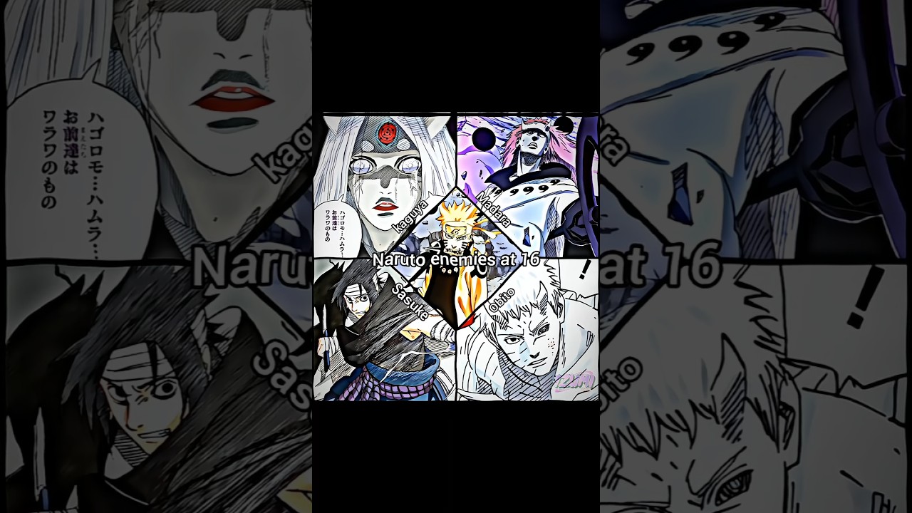 NARUTO AND BORUTO ENEMIES 🥶☠️ 