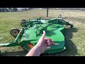 John Deere 5085m and E15 rotary cut review #johndeere #johndeeretractor