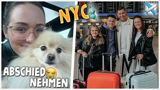 TRÄNENREICHER ABSCHIED!😭 NYC wir kommen!🗽😍 mit Hans & Vici | kobexmone