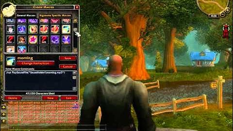 how to make a cool MP3 macro on wow