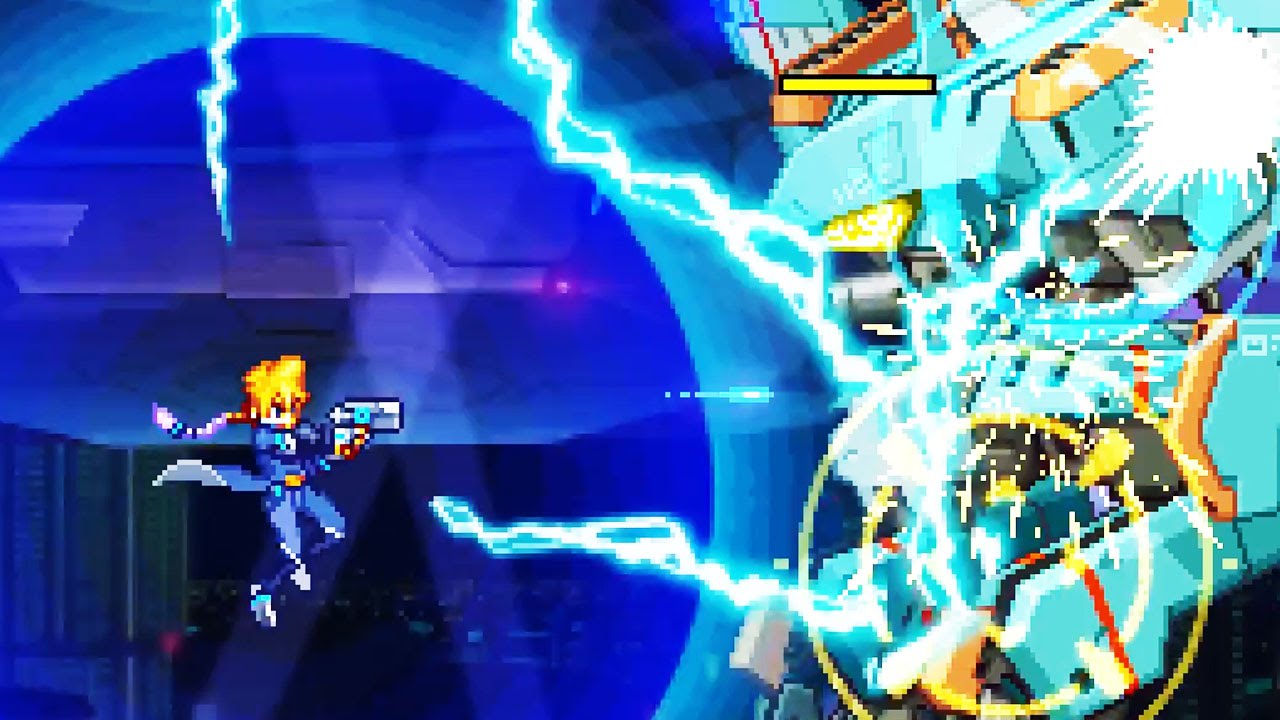 Azure Striker Gunvolt 2 Gameplay Trailer Similar To Megaman Youtube