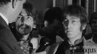 John Lennon, George Harrison - Interview Normal College, Bangor, United Kingdom