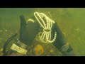 Found jewelry underwater in river while scuba diving for lost valuables unbelievable