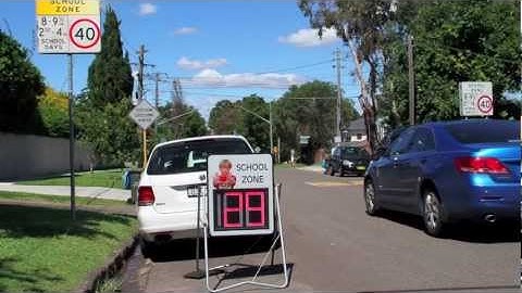 Mobile Radar Speed Display - Sierzega GR32